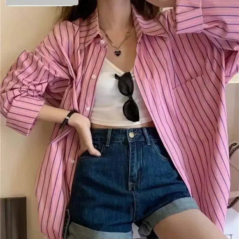 [BUNJANG] Striped Shirt / 스트라이프 셔츠