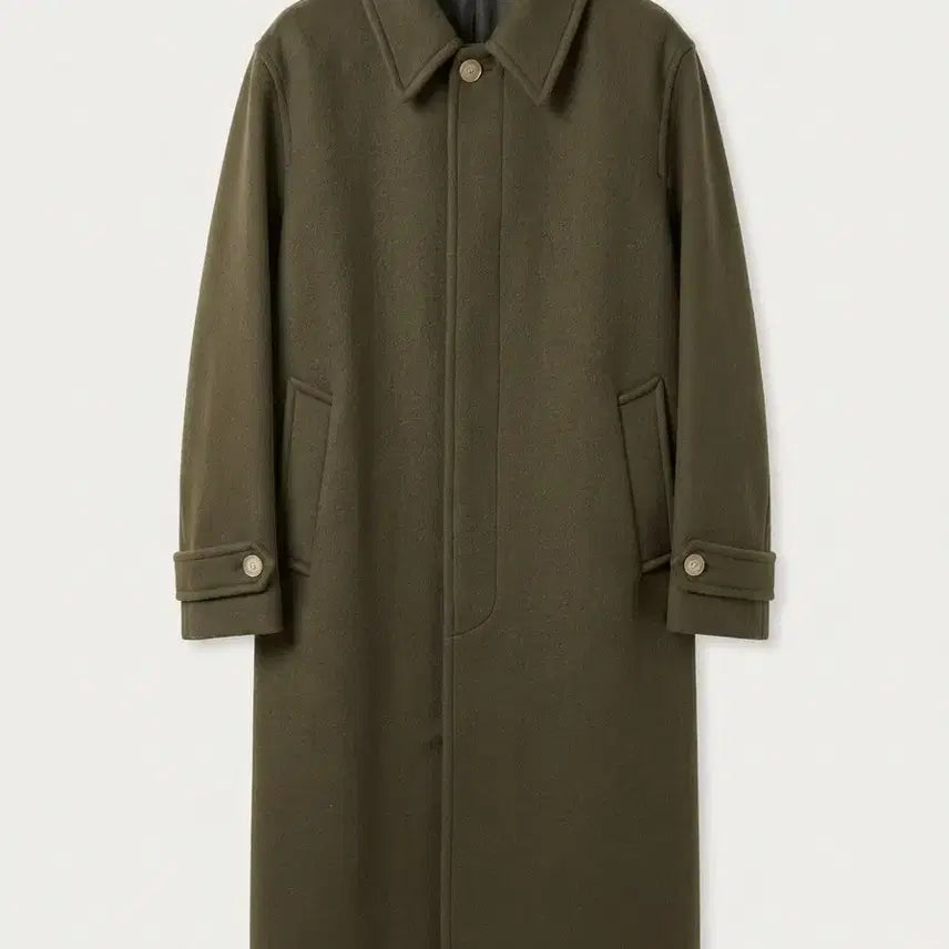 [BUNJANG] Gonak Balmacaan Coat Khaki / 고낙 발마칸 코트 카키