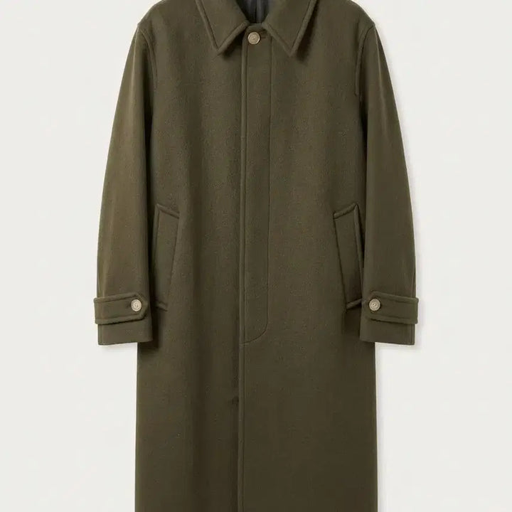 [BUNJANG] Gonak Balmacaan Coat Khaki / 고낙 발마칸 코트 카키