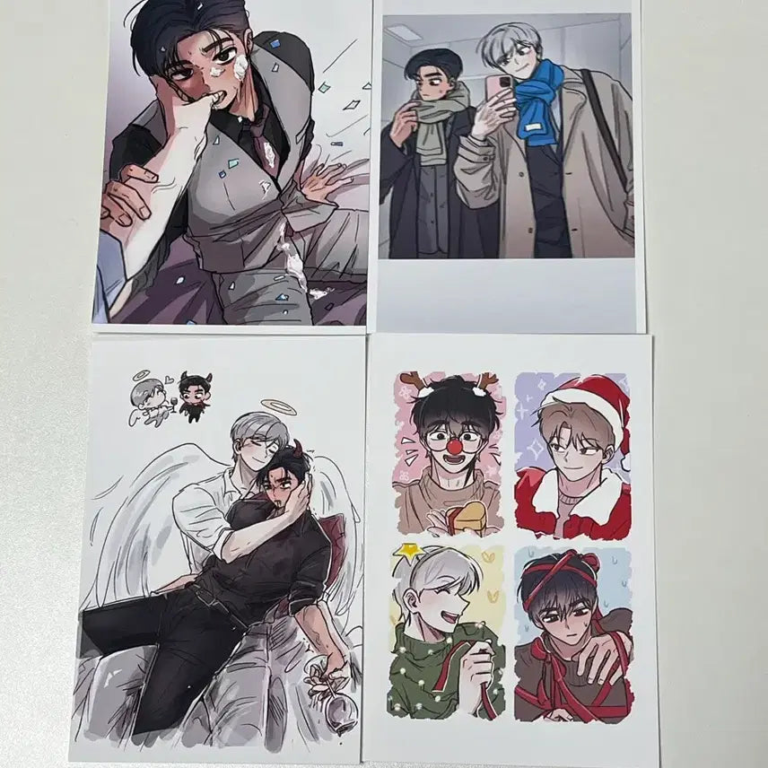 [SOLD OUT] 당신이 방심한 사이 당방사 프박 프린티 엽서 4장 일괄