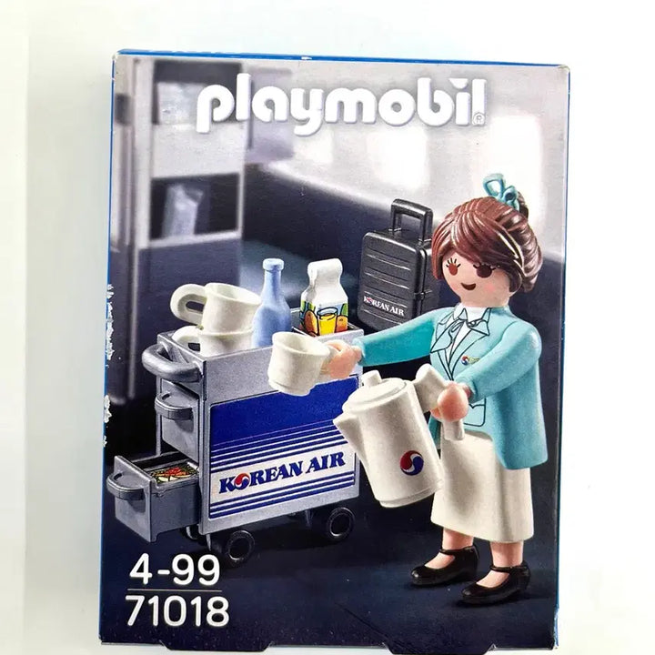 [BUNJANG] Playmobil Korean Air Flight Attendant Figure / 플레이모빌 대한항공 승무원 미개봉