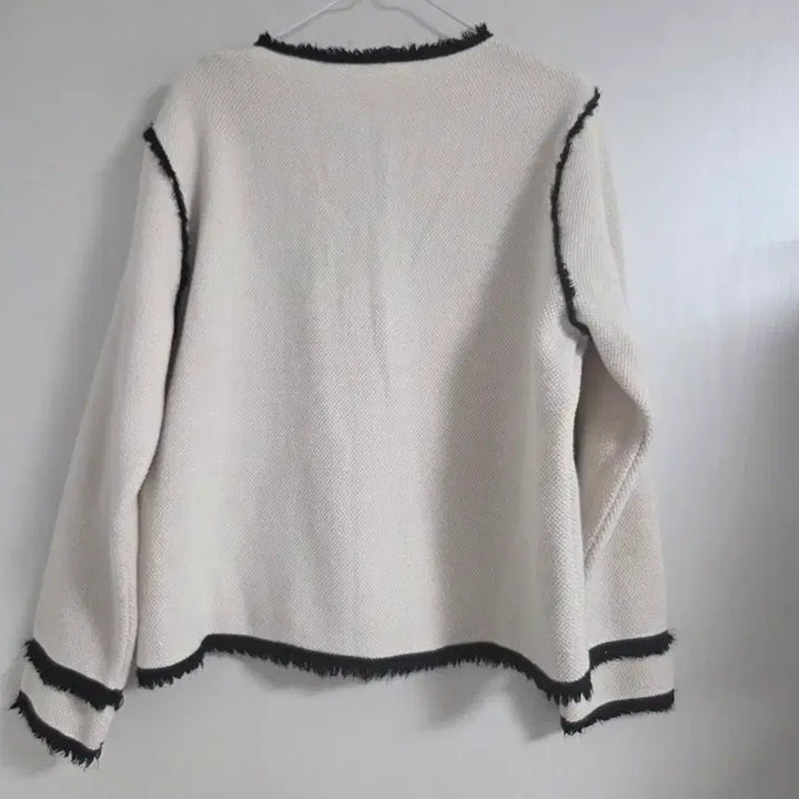 [SOLD OUT] 배색 트위드 가디건 니트 자켓