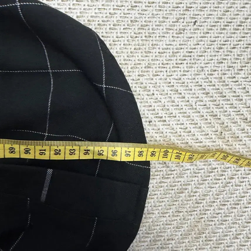 [BUNJANG] Maje Black Check Long Shirt Dress / 정품) 마쥬 블랙 체크 롱 셔츠형 절개 롱 원피스 1