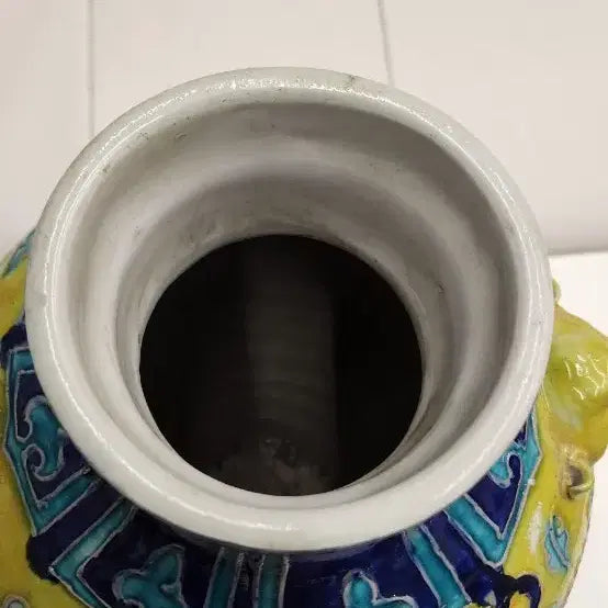 [BUNJANG] Two-color Yangyiho Phoenix Motif Vase / 투채 양이호화병