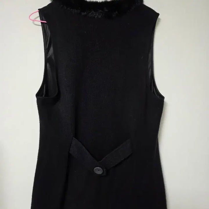 [BUNJANG] Missy Black Fur Vest 2XL / 77~88 Missy 짱 블랙 퍼 베스트 2XL