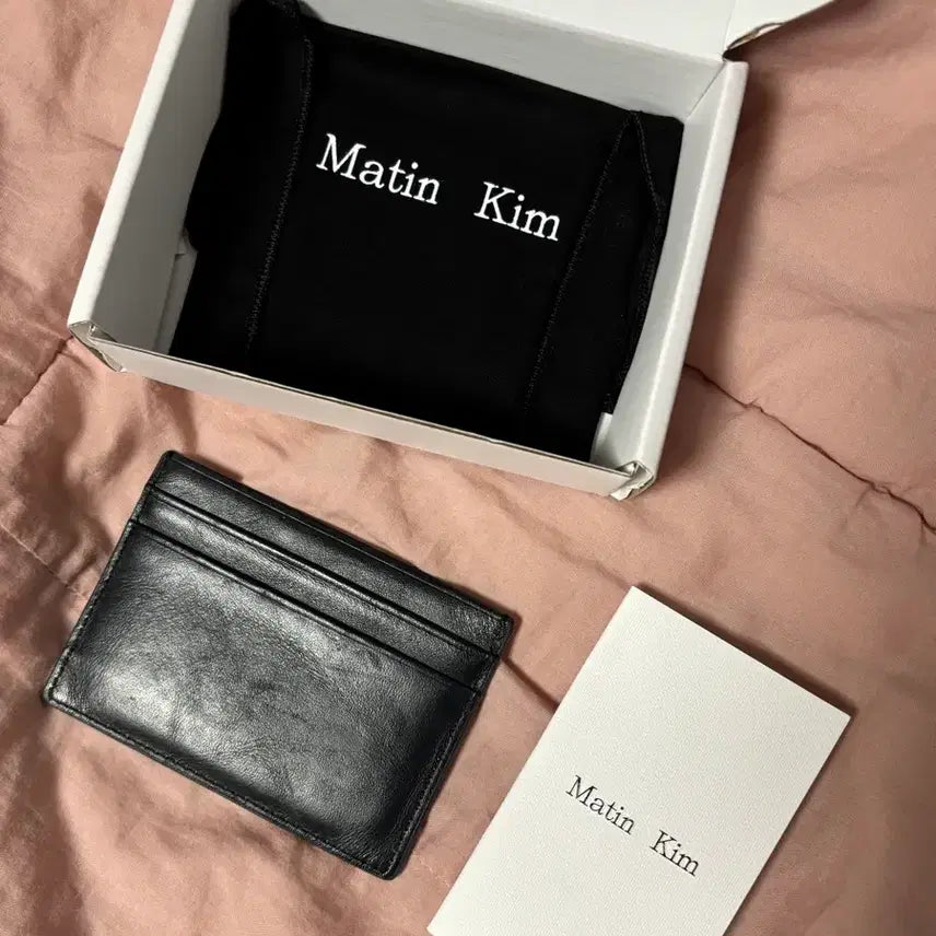 [BUNJANG] Matinkim Black Card Wallet / 마뗑킴 지갑