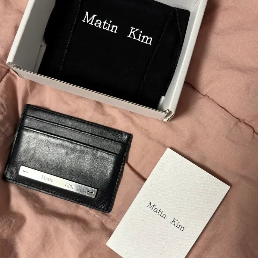[BUNJANG] Matinkim Black Card Wallet / 마뗑킴 지갑