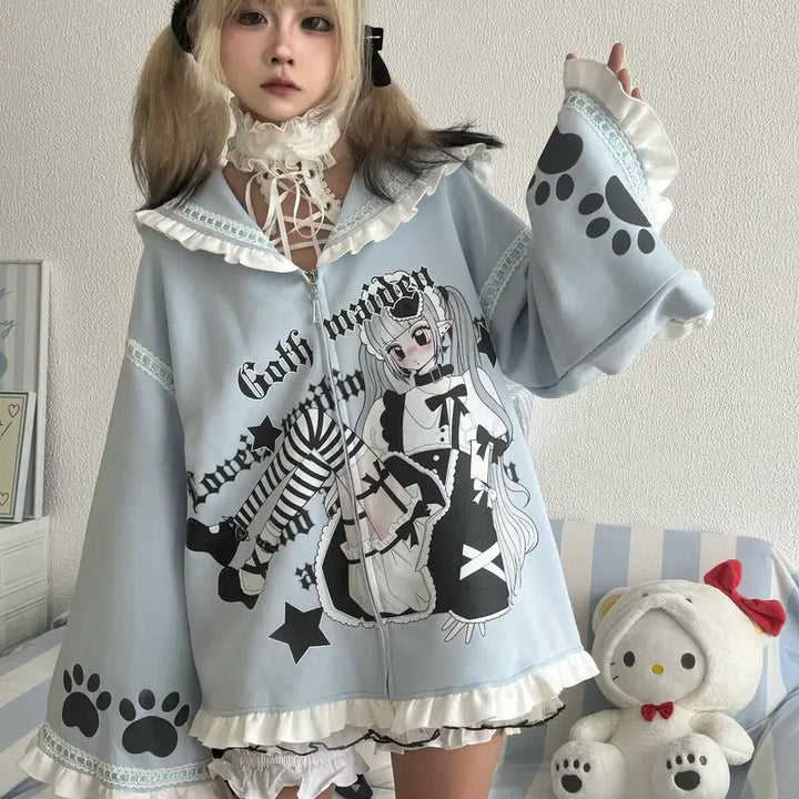 [BUNJANG] Subculture Sailor Collar Parka Jacket / 서브컬쳐 세일러 카라 파카