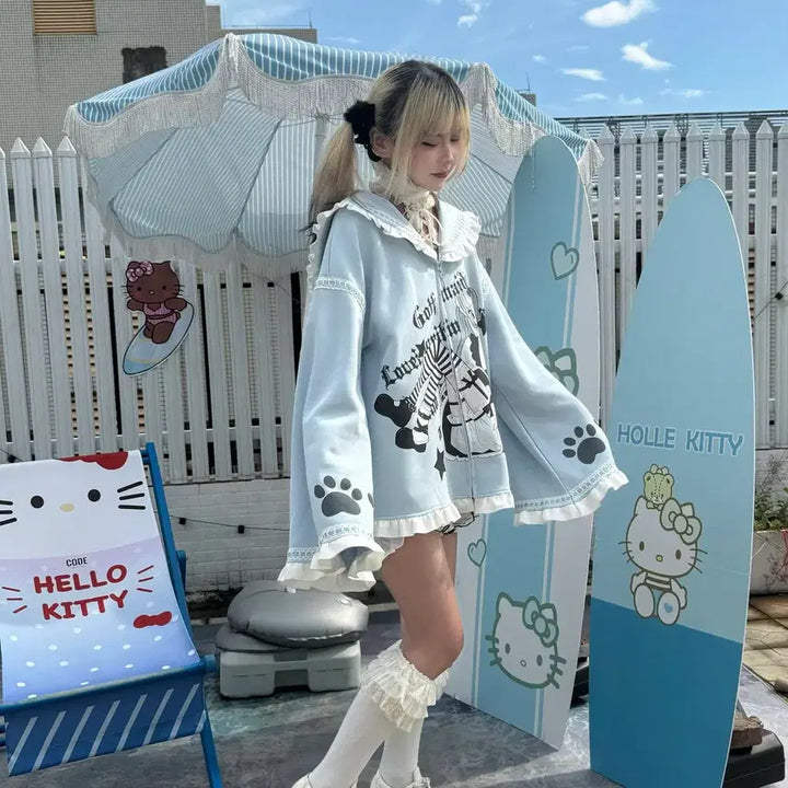[BUNJANG] Subculture Sailor Collar Parka Jacket / 서브컬쳐 세일러 카라 파카