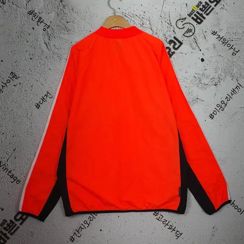[BUNJANG] Adidas Windproof Waterproof Warm-up Windbreaker Orange L / 아디다스 ADIDAS 방풍 방수 웜업 바람막이 오렌지 L 3800160