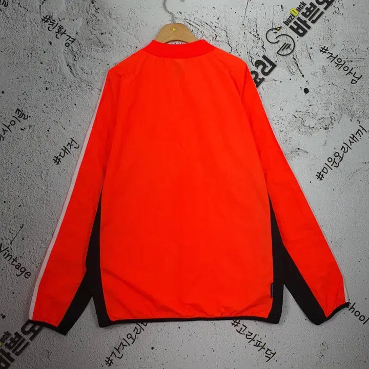 [BUNJANG] Adidas Windproof Waterproof Warm-up Windbreaker Orange L / 아디다스 ADIDAS 방풍 방수 웜업 바람막이 오렌지 L 3800160