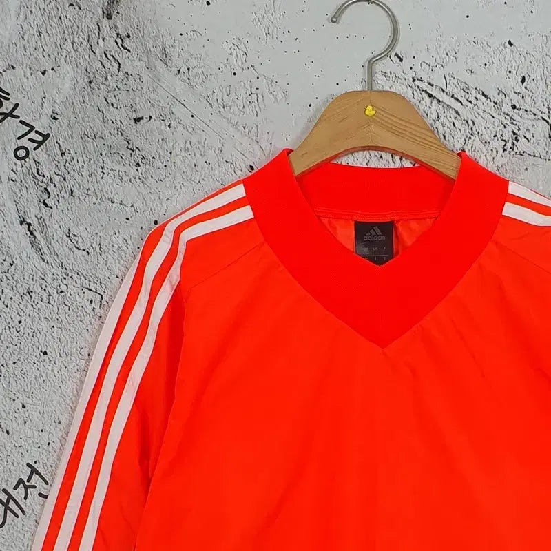 [BUNJANG] Adidas Windproof Waterproof Warm-up Windbreaker Orange L / 아디다스 ADIDAS 방풍 방수 웜업 바람막이 오렌지 L 3800160