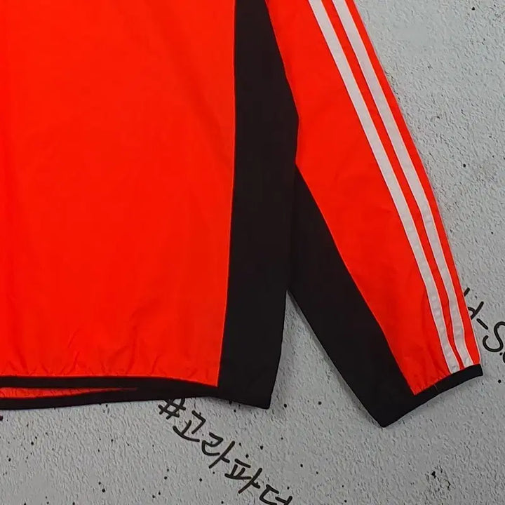 [BUNJANG] Adidas Windproof Waterproof Warm-up Windbreaker Orange L / 아디다스 ADIDAS 방풍 방수 웜업 바람막이 오렌지 L 3800160