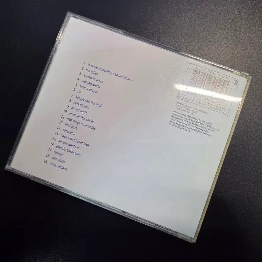 [BUNJANG] Duran Duran Greatest CD / 0307 듀란듀란 Duran Duran Greatest CD