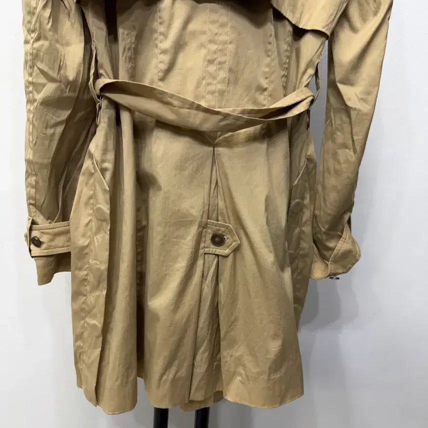 [BUNJANG] TIME Beige Trench Coat Jacket (Size 82) / 정품) TIME 타임 한섬 베이지 트렌치코트 자켓 82