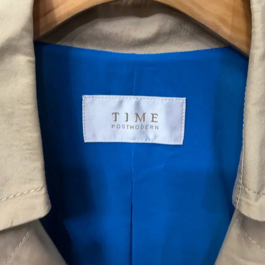 [BUNJANG] TIME Beige Trench Coat Jacket (Size 82) / 정품) TIME 타임 한섬 베이지 트렌치코트 자켓 82