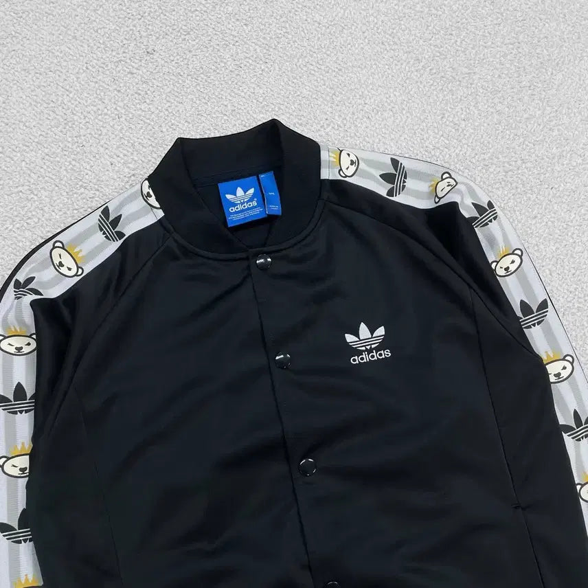 [BUNJANG] Adidas Nigo Bear Track Top Jersey Jacket / 아디다스 니고베어 트랙탑 져지 자켓 블랙