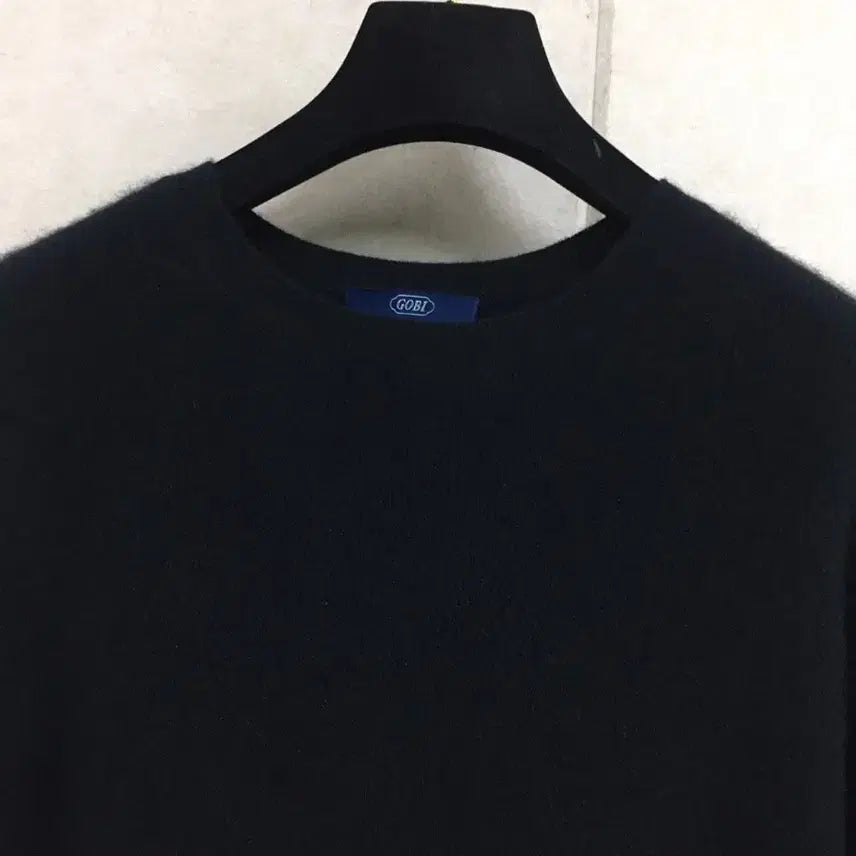 [BUNJANG] GOBI Cashmere Knit Top Black / GOBI 고비  몽골 캐시미어100 니트티 블랙M