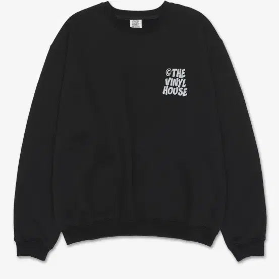 [BUNJANG] THE VINYL HOUSE Black Sweatshirt / THE VINYL HOUSE 블랙 맨투맨 티셔츠