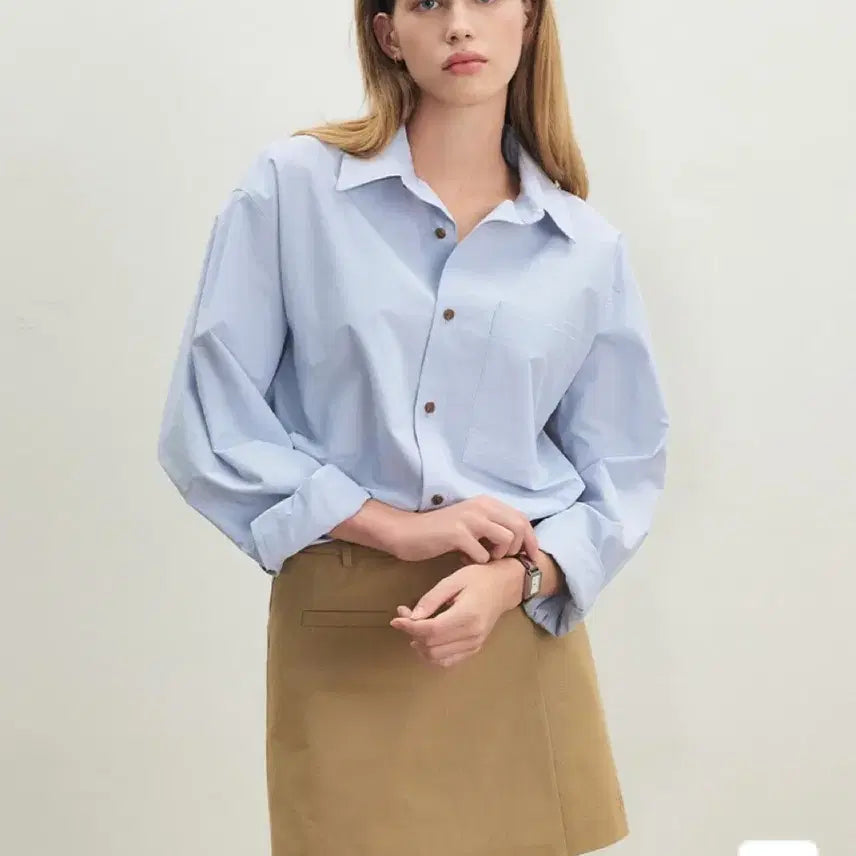 [BUNJANG] City Breeze Sky Blue Shirt / [새상품] 시티브리즈 셔츠