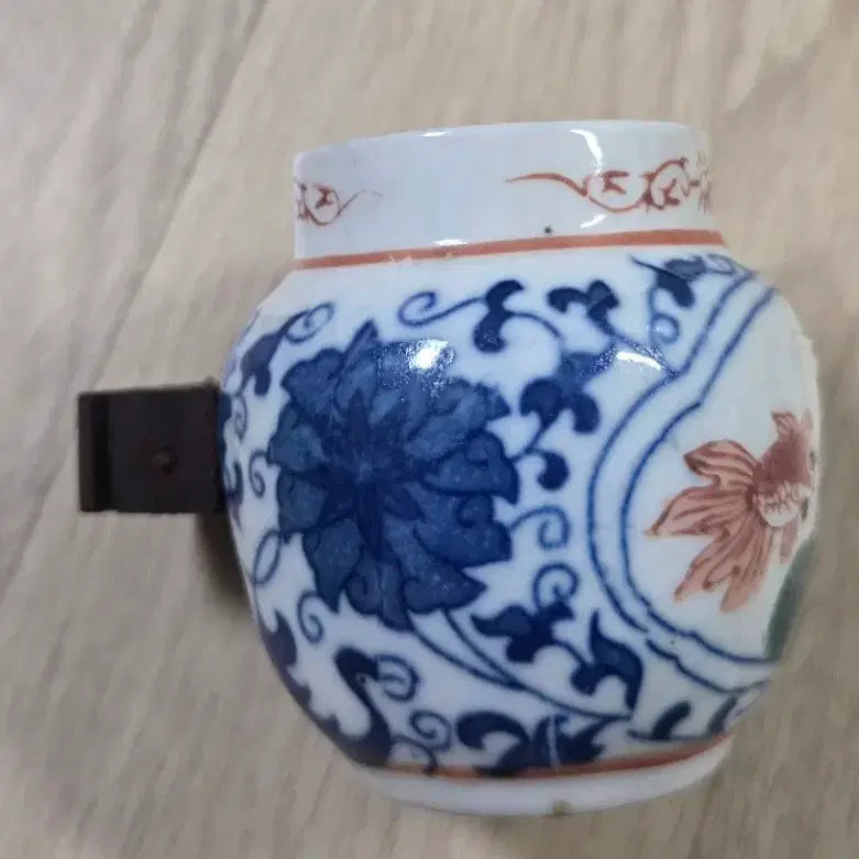 [BUNJANG] Vintage Goldfish Porcelain Vase / 중국도자기 박태 빈티지 금붕어 도자기 화병