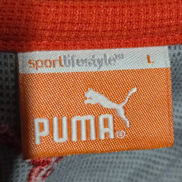 [BUNJANG] Puma Long Sleeve Polo Shirt / 푸마 긴팔 카라티 그레이