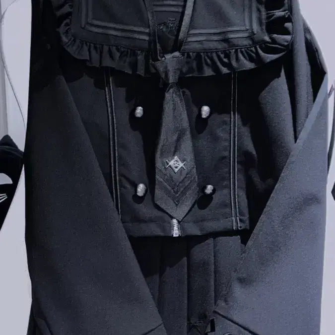 [BUNJANG] Dimmoire x Reflem Sailor Set-up (Black) / 딤모아르x레플렘 세일러 셋업 검검