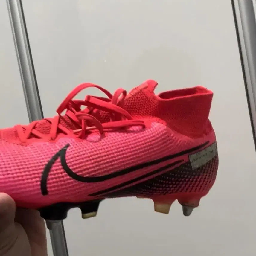[BUNJANG] Nike Mercurial Superfly 7 Elite SG Soccer Cleats / 나이키 머큐리얼 슈퍼플라이 7 엘리트 sg (AQ4174-606) 레이저