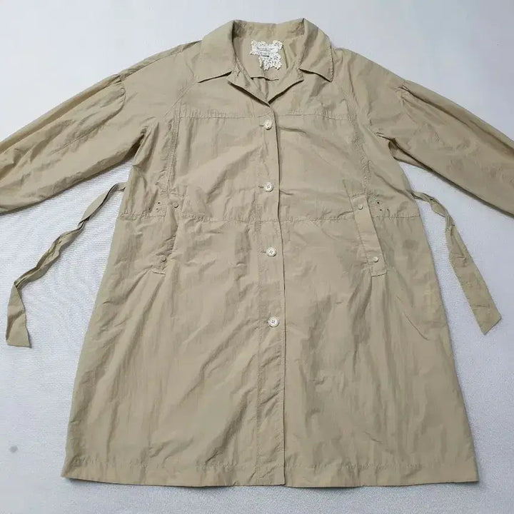 [BUNJANG] Thursday Island Beige Crisp Long Coat Women&
