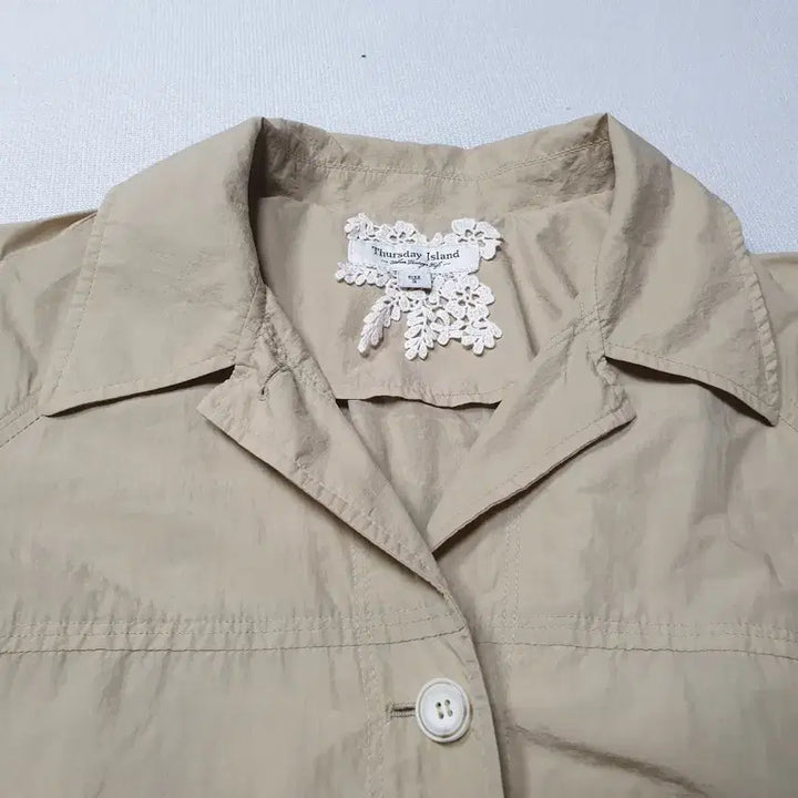 [BUNJANG] Thursday Island Beige Crisp Long Coat Women&