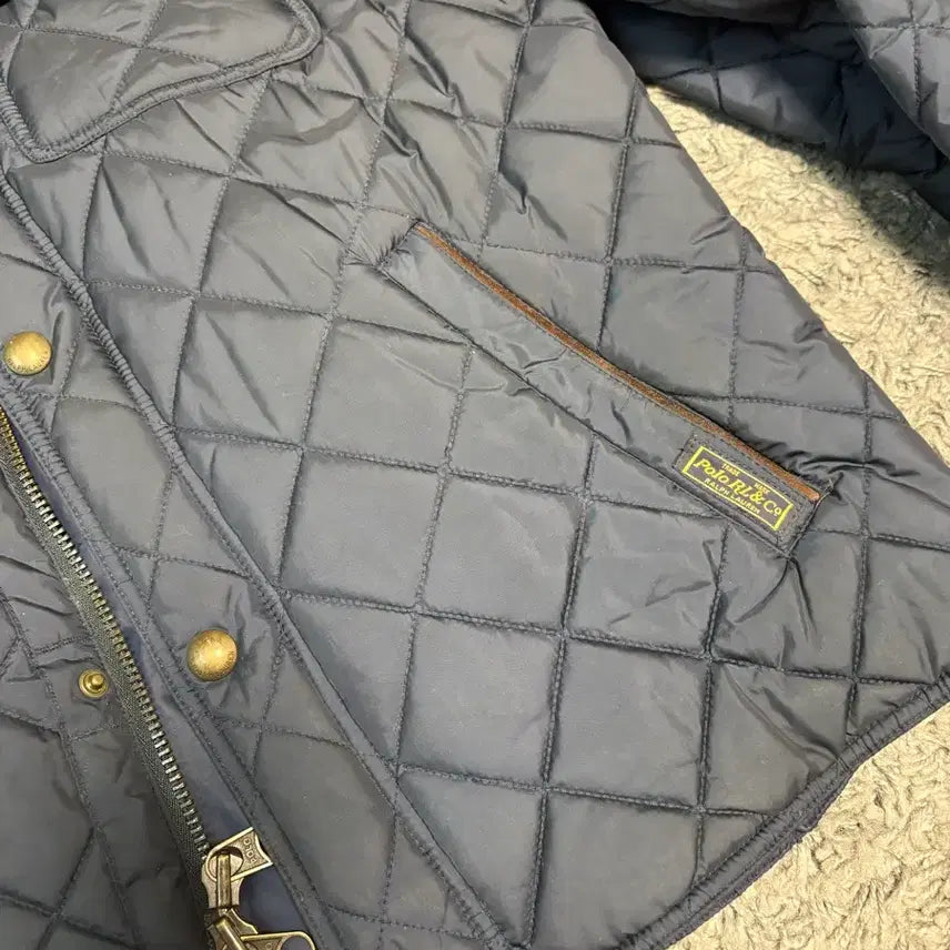 [BUNJANG] Polo Ralph Lauren Navy Quilting Jacket L / 폴로 랄프로렌 네이비 퀼팅 자켓 L