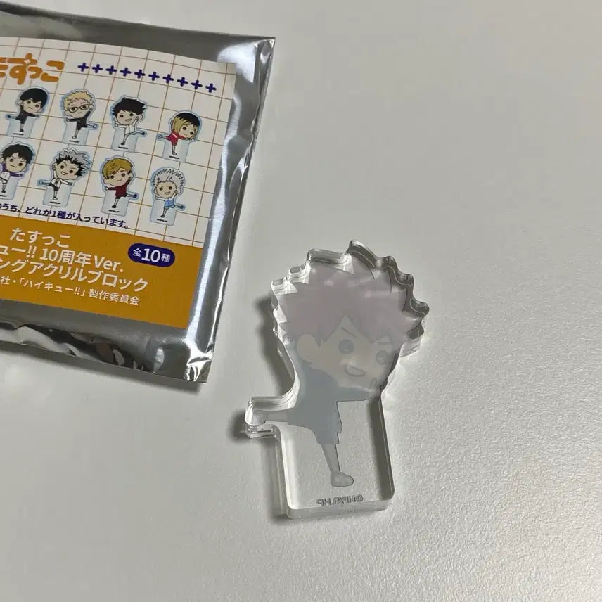 [SOLD OUT] 하이큐 히나타 10주년 기념전 타슷코 아크릴블럭