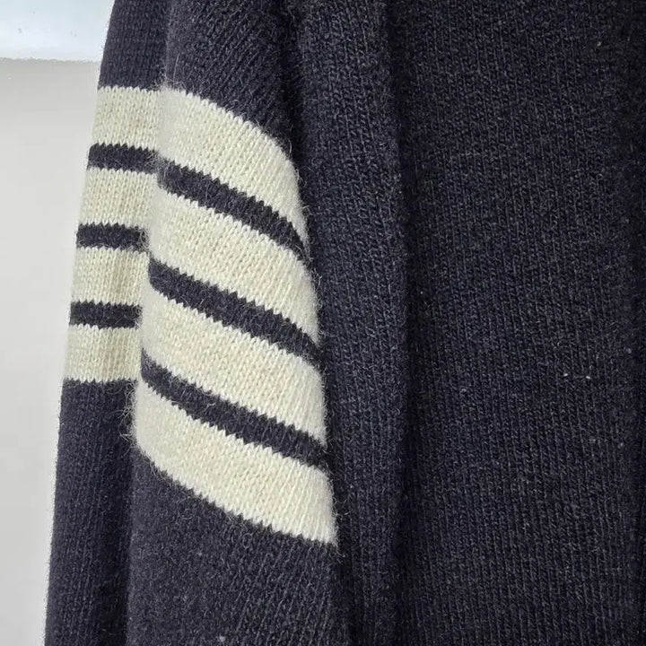 [BUNJANG] Thom Browne Mohair Tweed Black Cardigan / 톰브라운 사선 모헤어 트위드 블랙 가디건5사이즈 팝니다