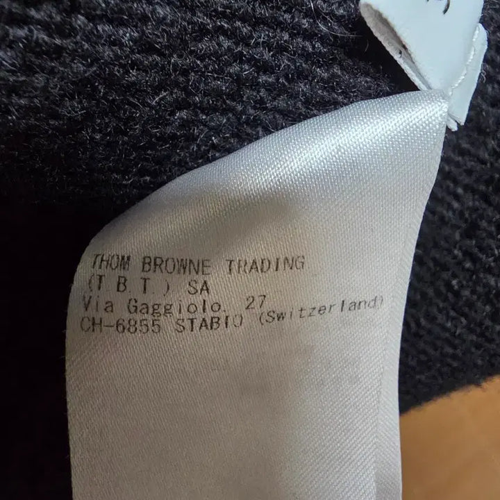 [BUNJANG] Thom Browne Mohair Tweed Black Cardigan / 톰브라운 사선 모헤어 트위드 블랙 가디건5사이즈 팝니다