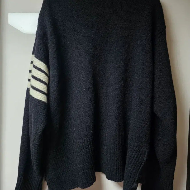 [BUNJANG] Thom Browne Mohair Tweed Black Cardigan / 톰브라운 사선 모헤어 트위드 블랙 가디건5사이즈 팝니다