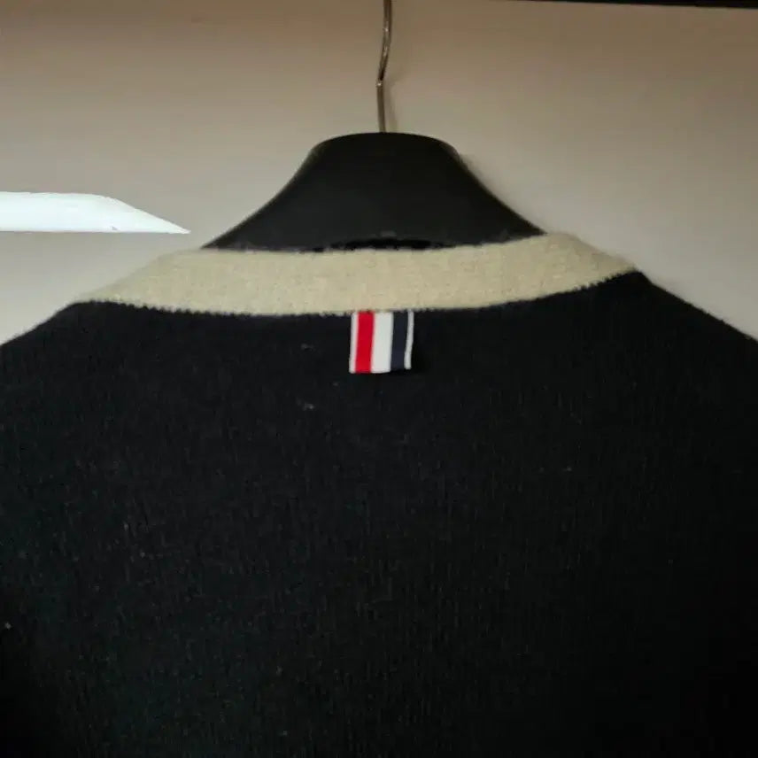 [BUNJANG] Thom Browne Mohair Tweed Black Cardigan / 톰브라운 사선 모헤어 트위드 블랙 가디건5사이즈 팝니다