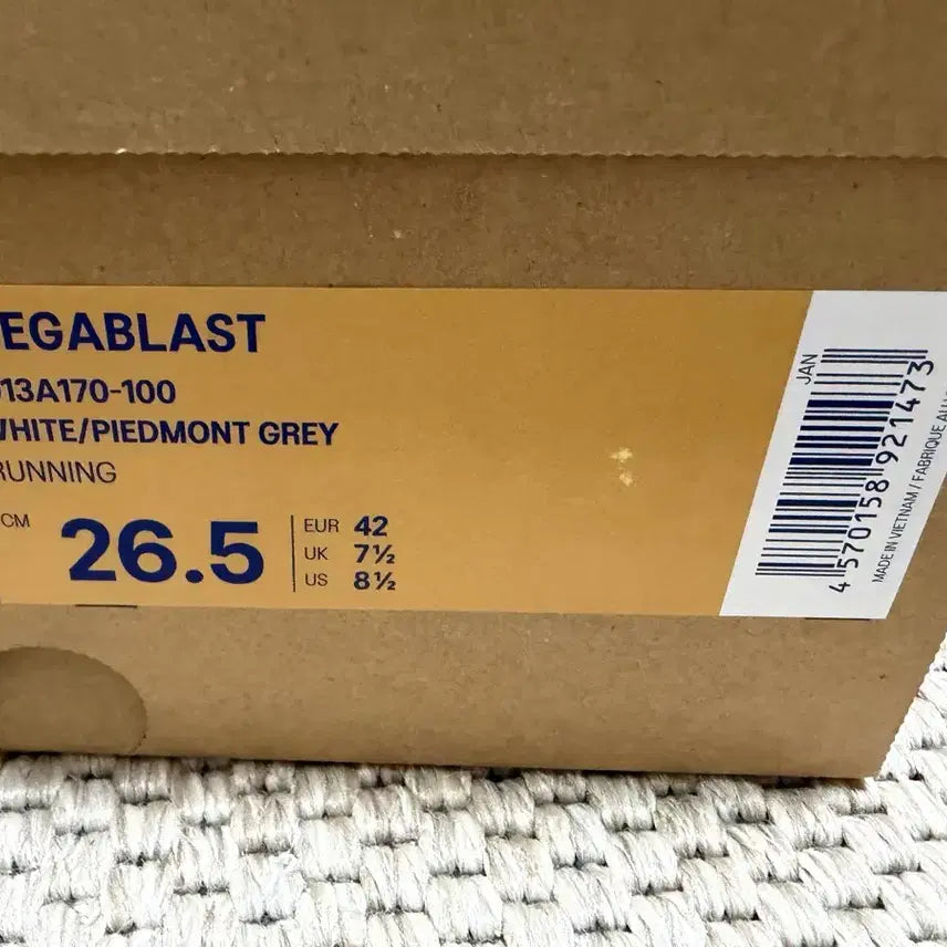 [BUNJANG] Asics Megablast Running Shoes / 아식스 메가블라스트 265 화이트