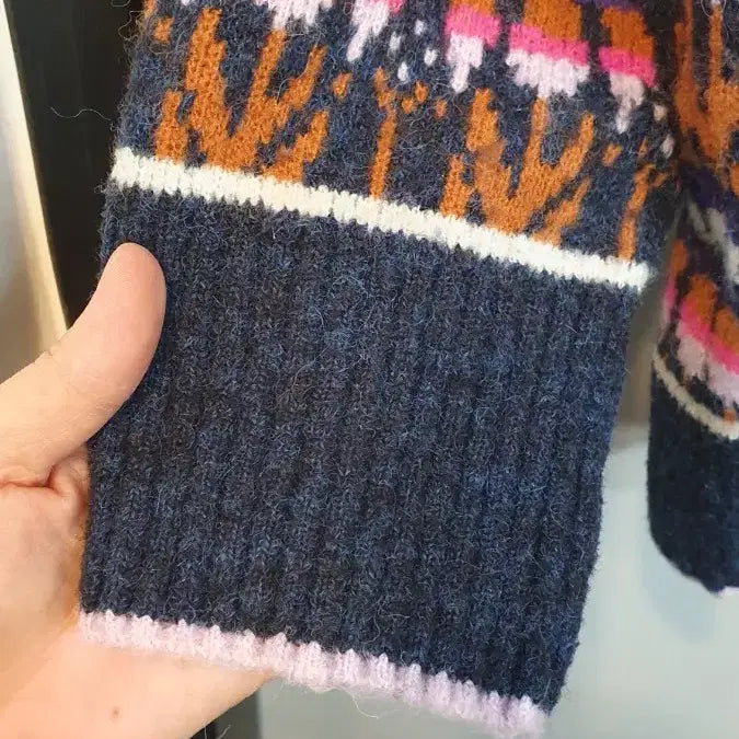[BUNJANG] Egoist Nordic Bohemian Pullover Knit Top / 에고이스트 노르딕  보헤미안  풀오버니트티  프리
