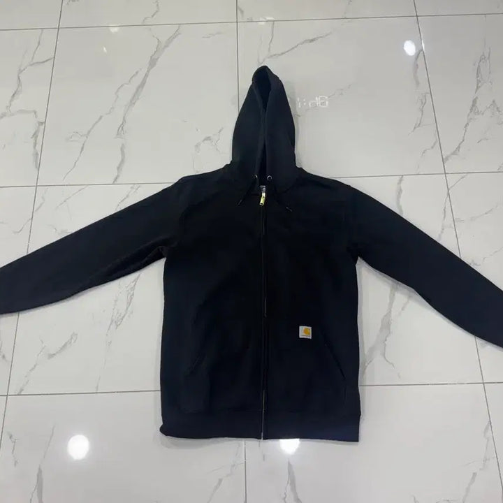 [BUNJANG] Carhartt Loose Fit Hooded Zip-up Jacket / 칼하트 블랙 후드집업 M Loose Fit
