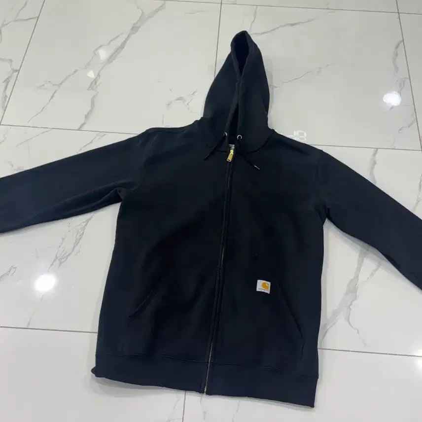 [BUNJANG] Carhartt Loose Fit Hooded Zip-up Jacket / 칼하트 블랙 후드집업 M Loose Fit