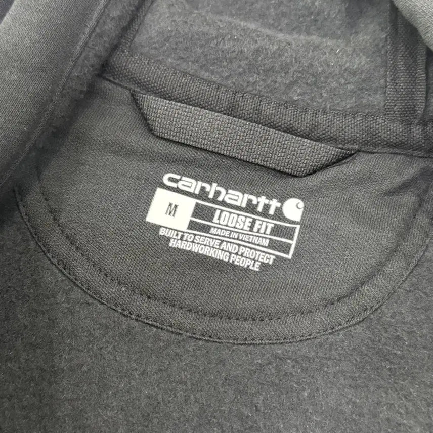 [BUNJANG] Carhartt Loose Fit Hooded Zip-up Jacket / 칼하트 블랙 후드집업 M Loose Fit