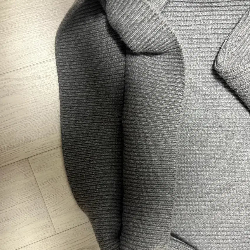 [BUNJANG] In The Row Half Zip-Up Gray Knitwear / [3] 인더로우 하프 집업 - 그레이