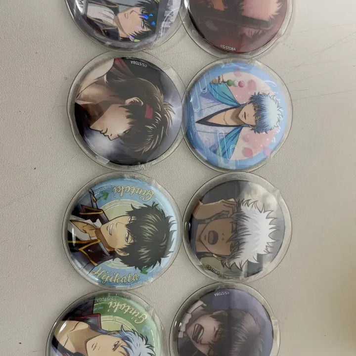 [SOLD OUT] 은혼 긴토키 히지카타 뱃지 캔뱃지 일괄 양도