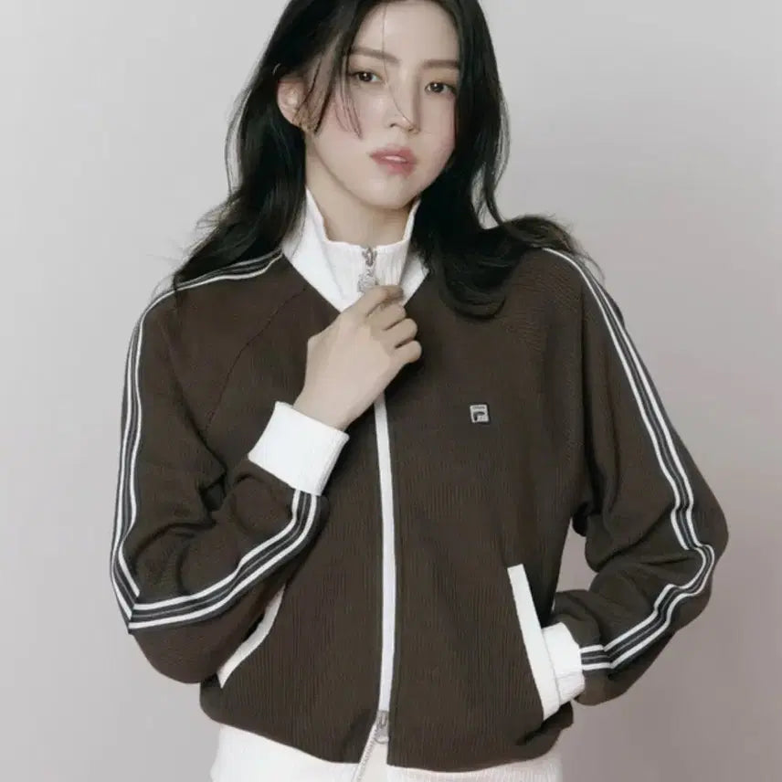 [BUNJANG] Fila 1911 Knit Track Top / 26ss 휠라 1911 니트 트랙탑 (레드벨벳 슬기님 착용)