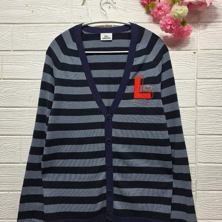 [BUNJANG] Lacoste Cotton Wool Blend Cardigan (Size 95) / 라코스테 면 모 혼방 가디건 95