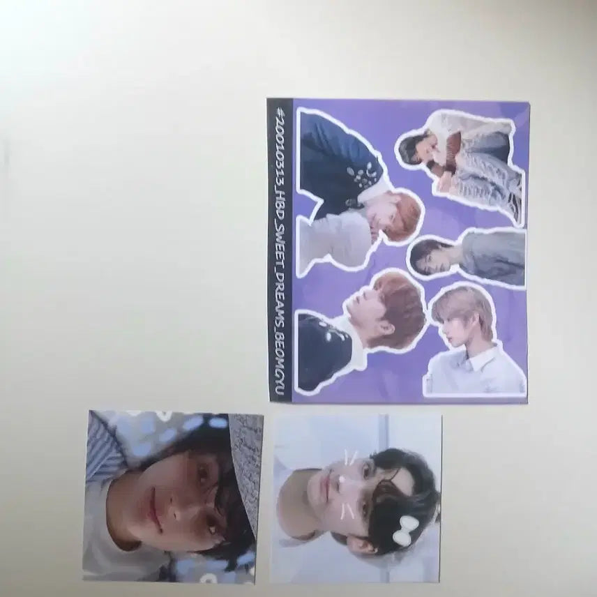 [BUNJANG] TXT (Tomorrow X Together) 슈러라 Postcard, Photocard, Sticker Set / 투모로우 바이 투게더 슈러라 엽서&amp;포카&amp;스티커 세트