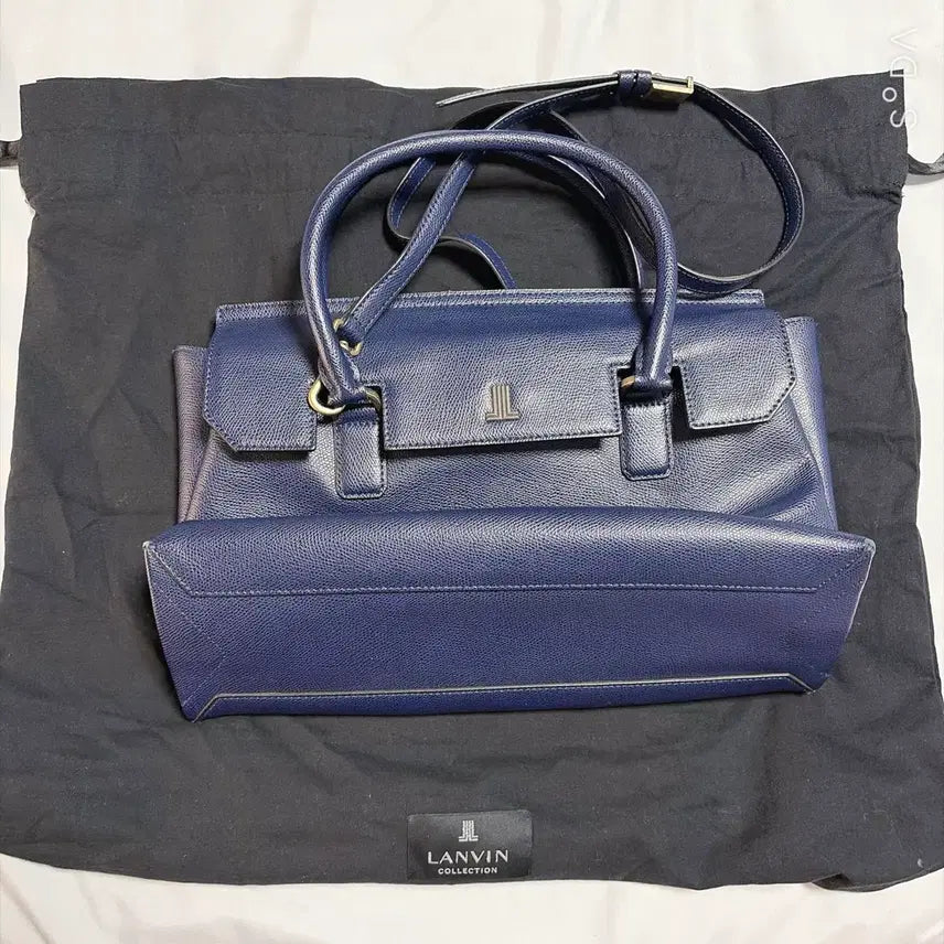 [BUNJANG] Lanvin Shoulder Crossbody Bag Navy / 랑방 숄더 크로스백 네이비