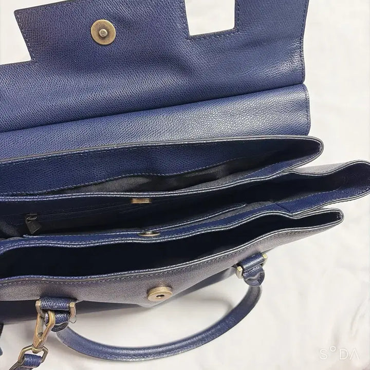 [BUNJANG] Lanvin Shoulder Crossbody Bag Navy / 랑방 숄더 크로스백 네이비