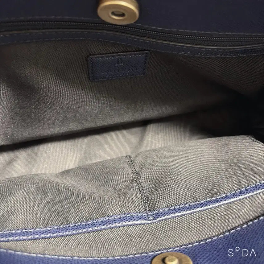 [BUNJANG] Lanvin Shoulder Crossbody Bag Navy / 랑방 숄더 크로스백 네이비