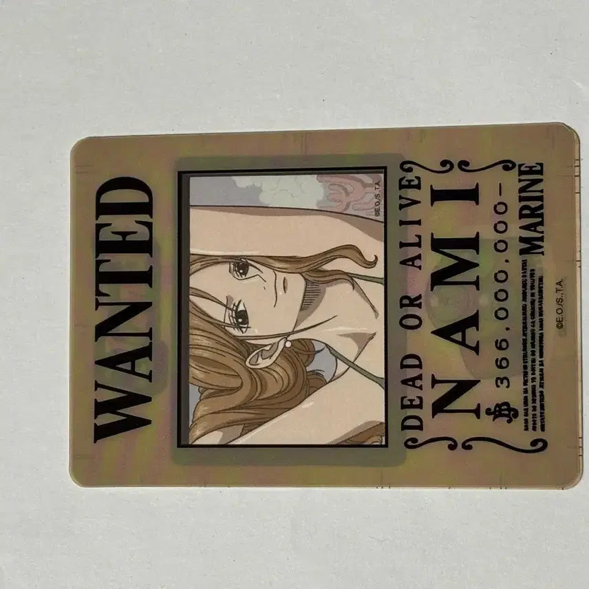 [BUNJANG] One Piece Nami Photocard / 원피스 나미 포카
